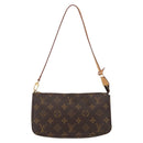 LOUIS VUITTON Monogram Pochette Accessoires Pouch M51980 LV Auth am10209V-2