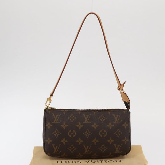 LOUIS VUITTON Monogram Pochette Accessoires Pouch M51980 LV Auth am10209V