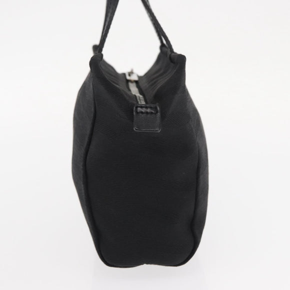FENDI Hand Bag Black Silver Auth am10210V