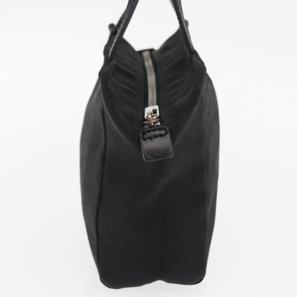 FENDI Hand Bag Black Silver Auth am10210V