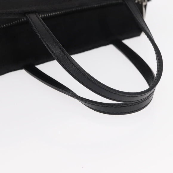 FENDI Hand Bag Black Silver Auth am10210V