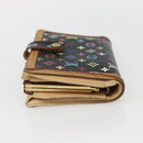 LOUIS VUITTON Multicolor Portefeuille Viennois Wallet Black M92988 Auth am10211-4
