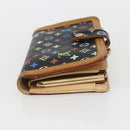 LOUIS VUITTON Multicolor Portefeuille Viennois Wallet Black M92988 Auth am10211-5