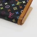LOUIS VUITTON Multicolor Portefeuille Viennois Wallet Black M92988 Auth am10211-8