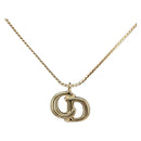 Christian Dior Necklace metal Gold Tone Auth am10215-1