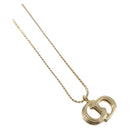 Christian Dior Necklace metal Gold Tone Auth am10215-3