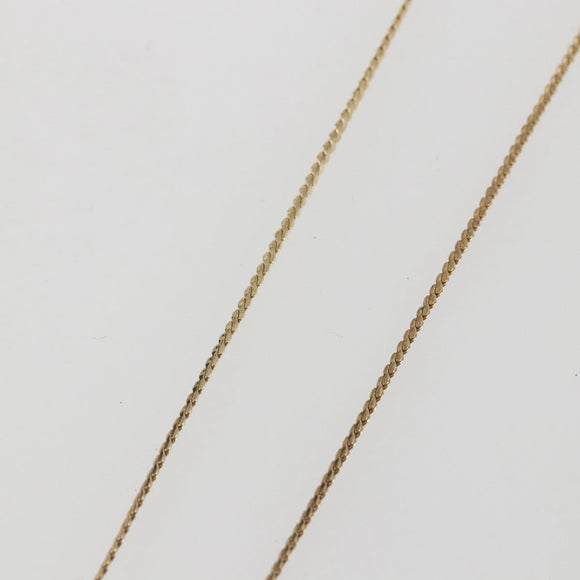 Christian Dior Necklace metal Gold Tone Auth am10215