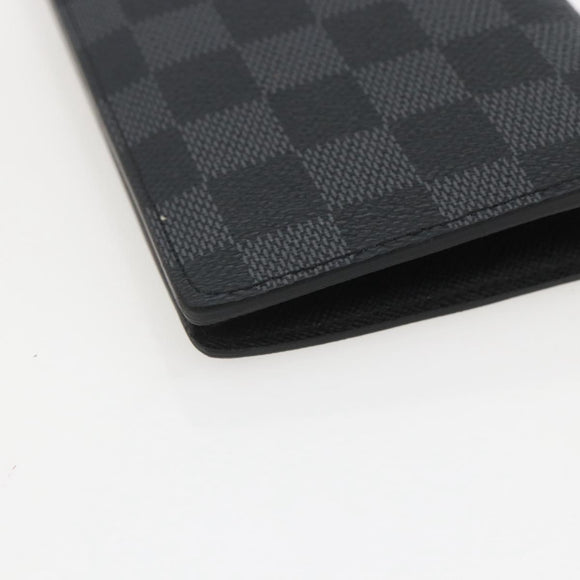 LOUIS VUITTON Damier Graphite Portefeuille Braza Wallet N62665 Auth am10217V