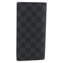 LOUIS VUITTON Damier Graphite Portefeuille Braza Wallet N62665 Auth am10217V-3