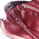 CARTIER Must Line Shoulder Bag Leather Bordeaux Gold Auth am10220-20