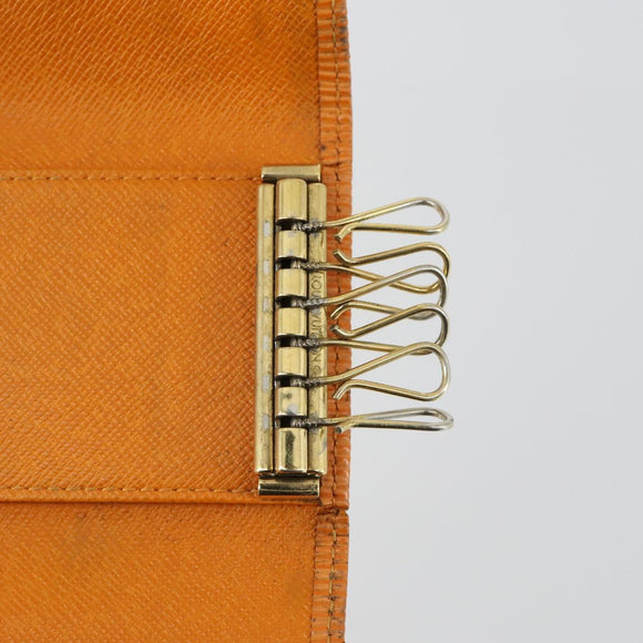 LOUIS VUITTON Epi Vernis Pass Case Key Case Wallet 5 Set Orange LV Auth am10223