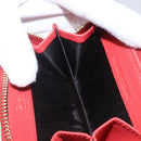 GUCCI GG Canvas Guccissima Coin Purse Leather Red Gold 324801 Auth am10224V-19