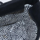 MCM Logogram Vicetos Tote Bag PVC Black Gold Auth am10225-17