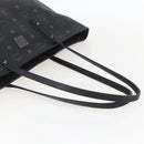 MCM Logogram Vicetos Tote Bag PVC Black Gold Auth am10225-7