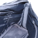 BURBERRY Nova Check Blue Label Shoulder Bag Nylon Black Silver Auth am10226V-18