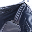 BURBERRY Nova Check Blue Label Shoulder Bag Nylon Black Silver Auth am10226V-19