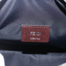 FENDI Zucca Canvas Clutch Bag PVC Black Brown Auth am10229V-13