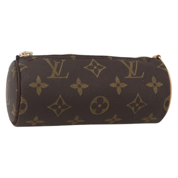 LOUIS VUITTON Monogram Papillon Pouch LV Auth am10232