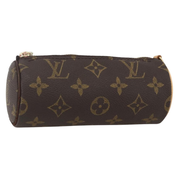 LOUIS VUITTON Monogram Papillon Pouch LV Auth am10232