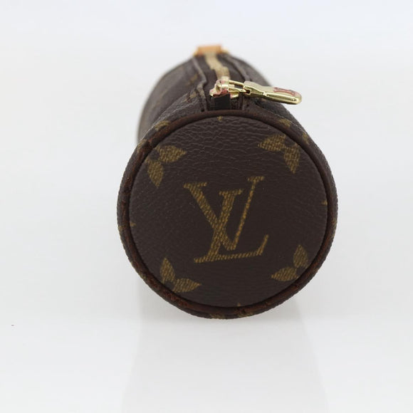 LOUIS VUITTON Monogram Papillon Pouch LV Auth am10232