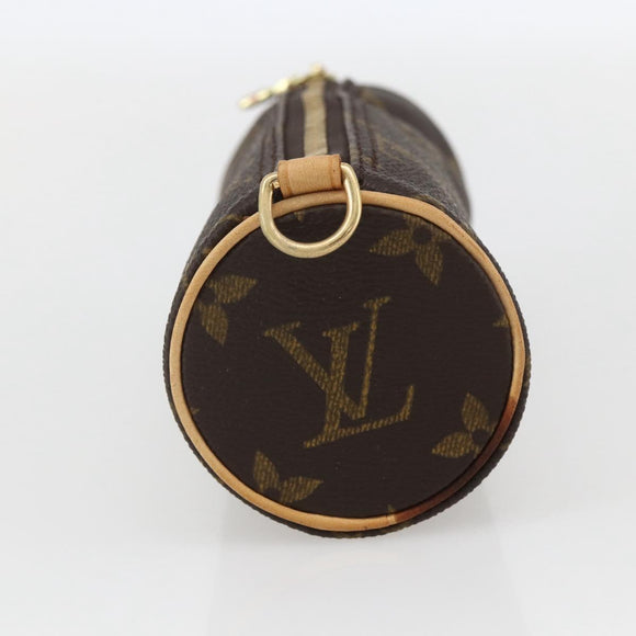 LOUIS VUITTON Monogram Papillon Pouch LV Auth am10232
