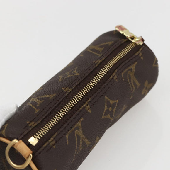 LOUIS VUITTON Monogram Papillon Pouch LV Auth am10232