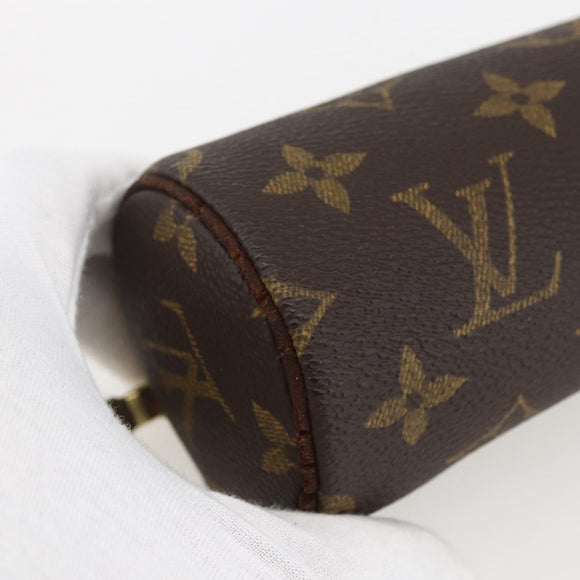 LOUIS VUITTON Monogram Papillon Pouch LV Auth am10232