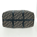 Christian Dior Trotter Canvas Mini Boston Bag Navy Silver Auth am10233-6