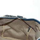 Christian Dior Trotter Canvas Mini Boston Bag Navy Silver Auth am10233-19