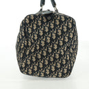 Christian Dior Trotter Canvas Mini Boston Bag Navy Silver Auth am10233-5