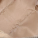 Christian Dior Trotter Canvas Flower Shoulder Bag PVC Beige Silver Auth am10236-19