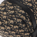 Christian Dior Trotter Canvas Boston Bag Navy Silver Auth am10238-16