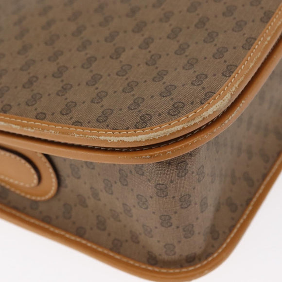 GUCCI Micro GG Supreme Web Sherry Line Bag PVC Beige 001 904 0915 Auth am10240