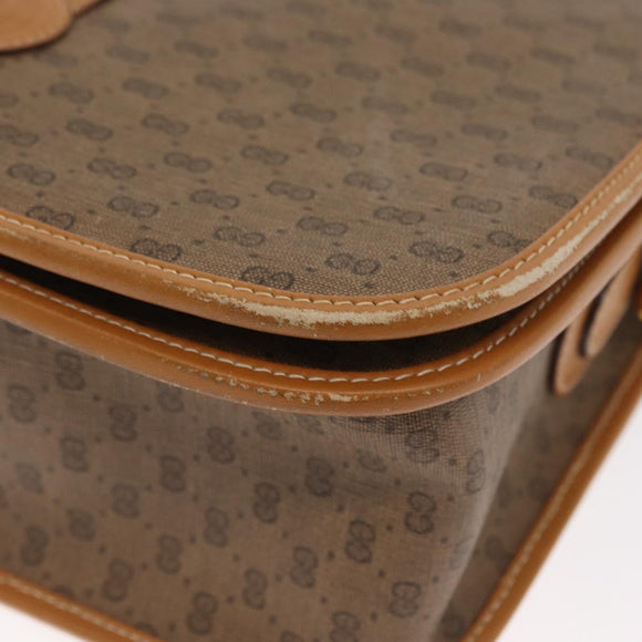 GUCCI Micro GG Supreme Web Sherry Line Bag PVC Beige 001 904 0915 Auth am10240