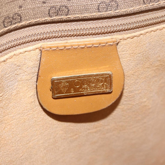 GUCCI Micro GG Supreme Web Sherry Line Bag PVC Beige 001 904 0915 Auth am10240