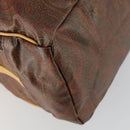 ETRO Paisley Boston Bag PVC 2way Bordeaux Gold Auth am10241-13