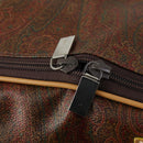 ETRO Paisley Boston Bag PVC 2way Bordeaux Gold Auth am10241-18