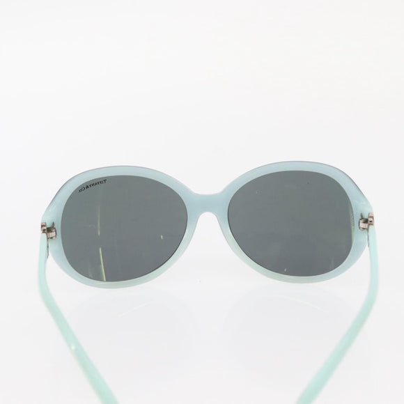 TIFFANY&Co. Sunglasses Plastic Baby blue Auth am10242
