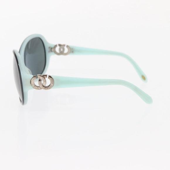TIFFANY&Co. Sunglasses Plastic Baby blue Auth am10242