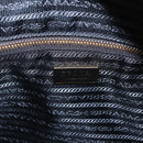 PRADA Hand Bag Nylon Leather 2way Multicolor Gold Auth am10244SAM-19