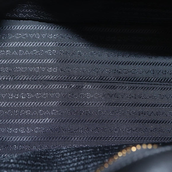 PRADA Hand Bag Nylon Leather 2way Multicolor Gold Auth am10244SAM