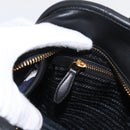 PRADA Hand Bag Nylon Leather 2way Multicolor Gold Auth am10244SAM-23