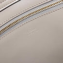 Chloe C Tote Bag Leather Beige Gold Auth am10250V-16