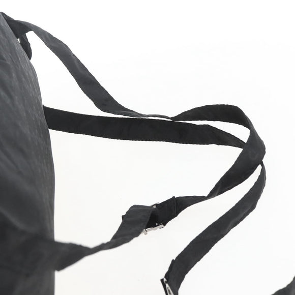 GUCCI GG Backpack Nylon Black Silver 223670 Auth am10253V