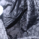 GUCCI GG Backpack Nylon Black Silver 223670 Auth am10253V-22