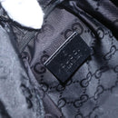 GUCCI GG Backpack Nylon Black Silver 223670 Auth am10253V-24