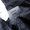 GUCCI GG Backpack Nylon Black Silver 223670 Auth am10253V-12