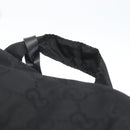 GUCCI GG Backpack Nylon Black Silver 223670 Auth am10253V-14