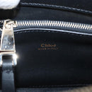 Chloe Edith Shoulder Bag Leather Black Gold Auth am10259V-16