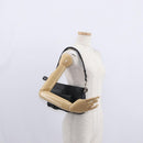 Chloe Edith Shoulder Bag Leather Black Gold Auth am10259V-22
